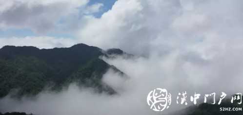 漢中出現(xiàn)了難得一見的云海景觀，仙氣十足
