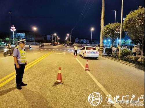 嚴查！夏季夜間交通違法行為，勉縣交警在行動