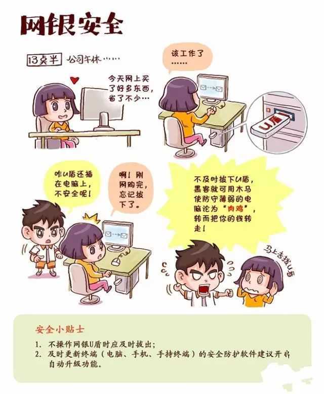 組小漫畫(huà)讓你秒變網(wǎng)絡(luò)安全達(dá)人"