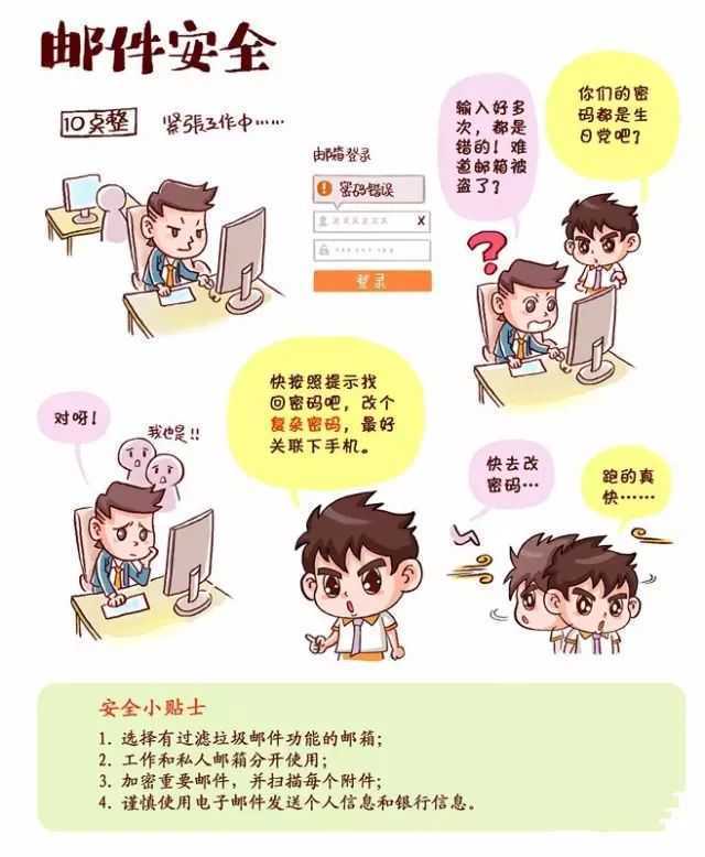 組小漫畫(huà)讓你秒變網(wǎng)絡(luò)安全達(dá)人"