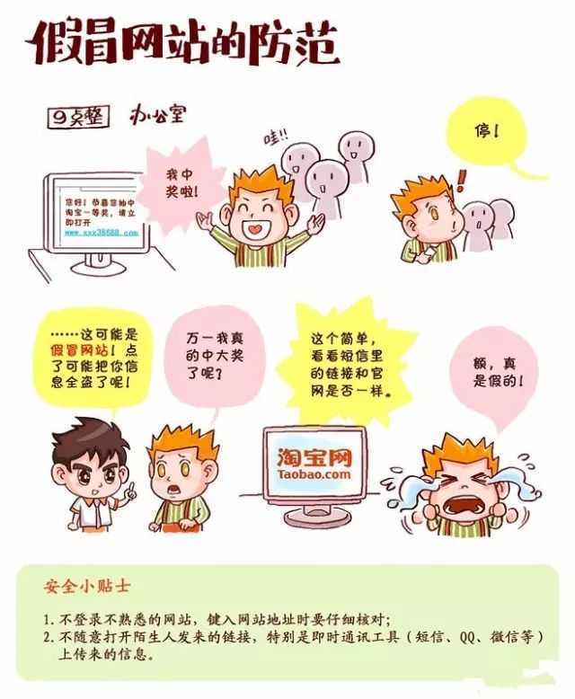 組小漫畫(huà)讓你秒變網(wǎng)絡(luò)安全達(dá)人"