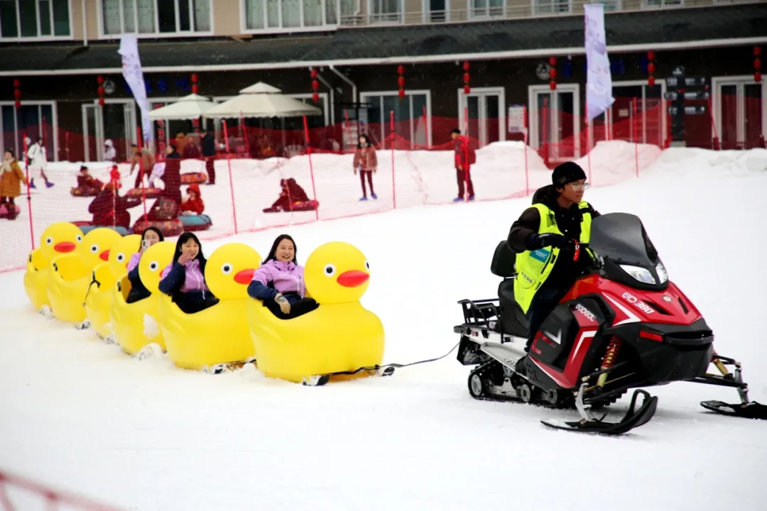 滑雪、戲雪、賞民俗！留壩景區(qū)“上才藝”