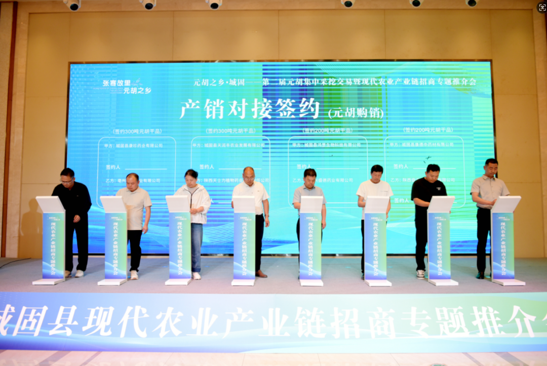2025元胡之鄉(xiāng)?城固—第二屆元胡集中采挖交易暨現(xiàn)代農(nóng)業(yè)產(chǎn)業(yè)鏈招商專題推介會(huì)召開