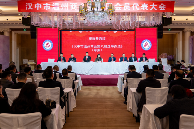 漢中市溫州商會(huì)第八屆換屆選舉大會(huì)圓滿舉行