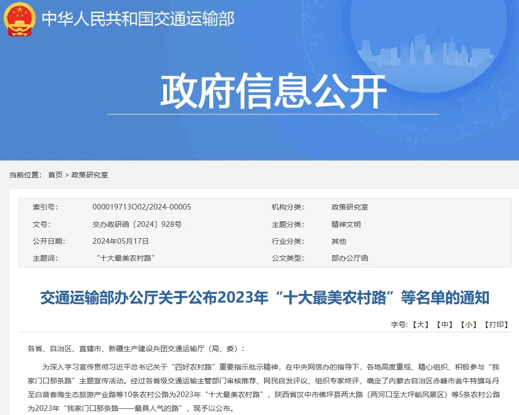官方認(rèn)定！漢中最具人氣的路→