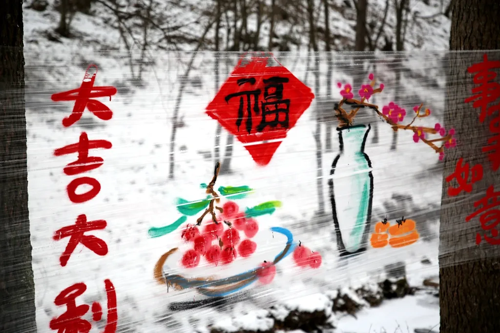 滑雪、戲雪、賞民俗！留壩景區(qū)“上才藝”